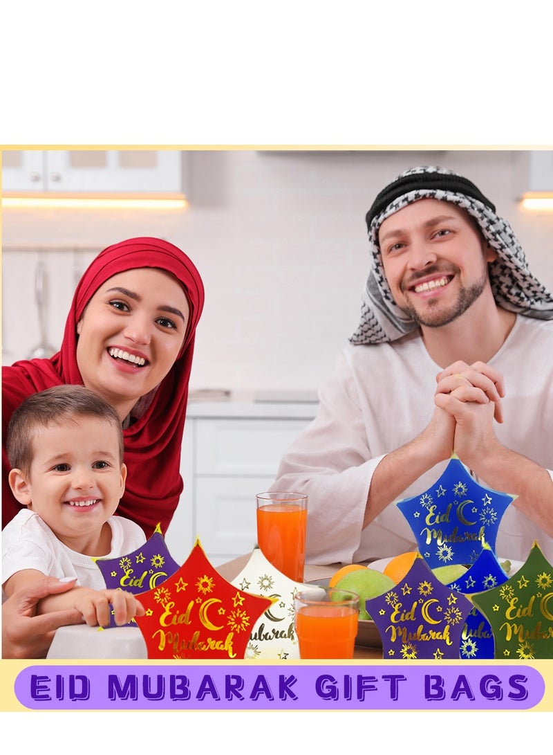 Purple Eid Mubarak New Style Star Candy Gift Box Packaging 12 Pieces - Image 2