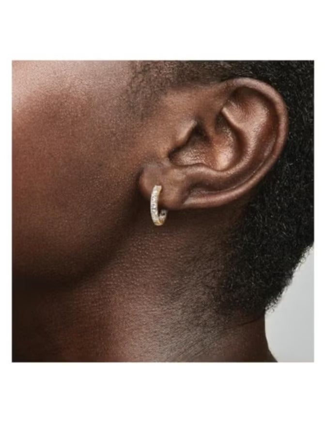 تشوميل أقراط دائرية نسائية مرصعة بالزركونيا المكعبة من "إتيرنالز سباركل" - Image 2