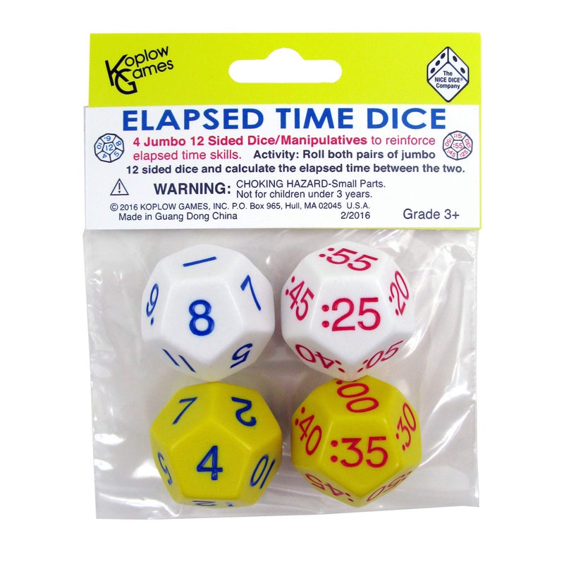 Koplow Games Elapsed Time Dice Classroom Accessories Multicolor, Extra Large (26mm - 35mm) - Image 4
