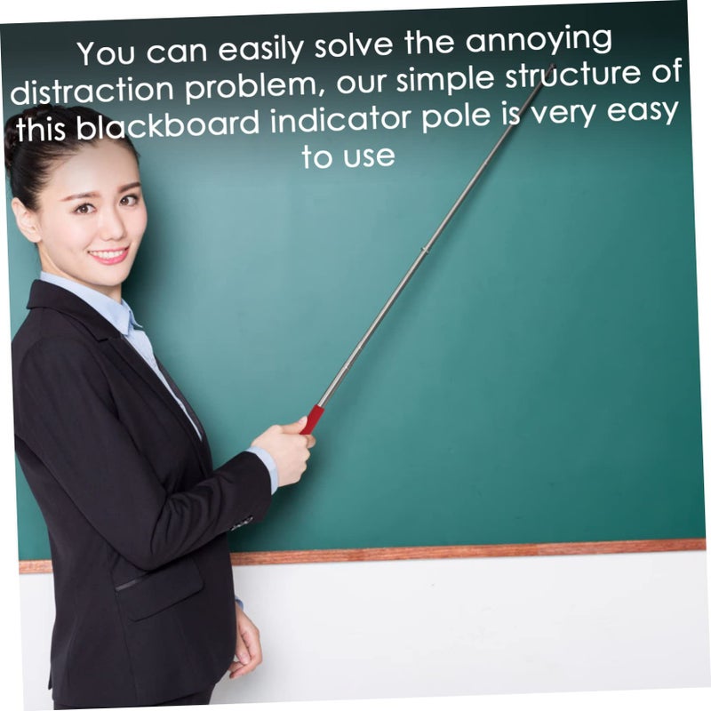 Refillable Teaching Stick Blackboard Pointer 2 Pack Extendable - Image 3