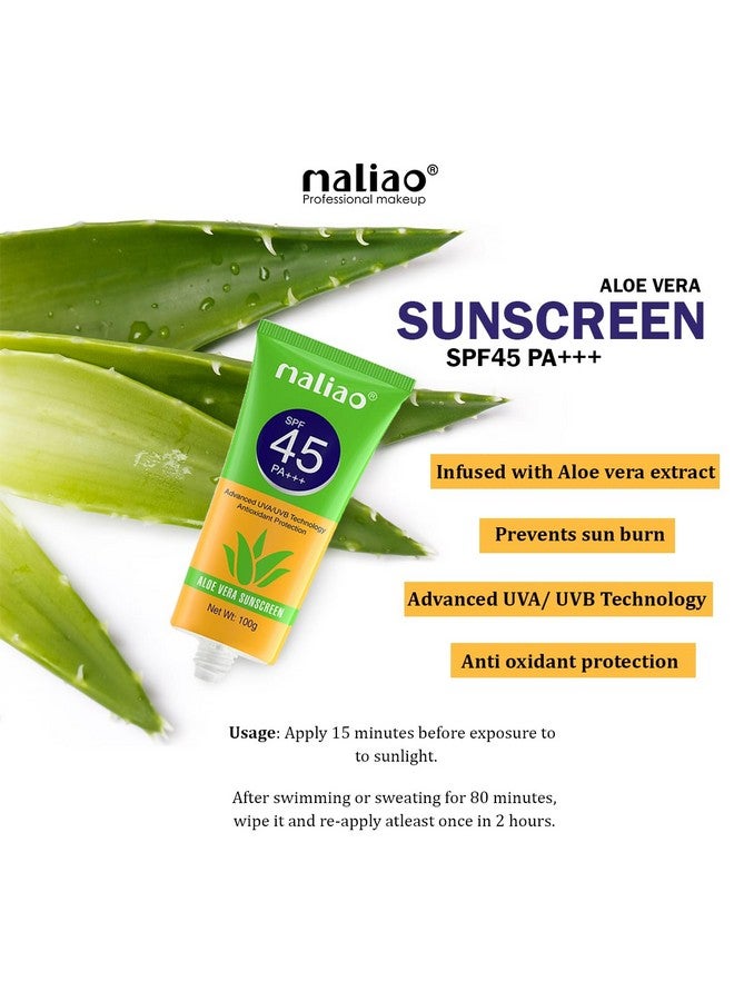 maliao Aloe Vera Sunscreen Spf 45 Pa+++ - Your Ultimate Sun Protection - Image 4