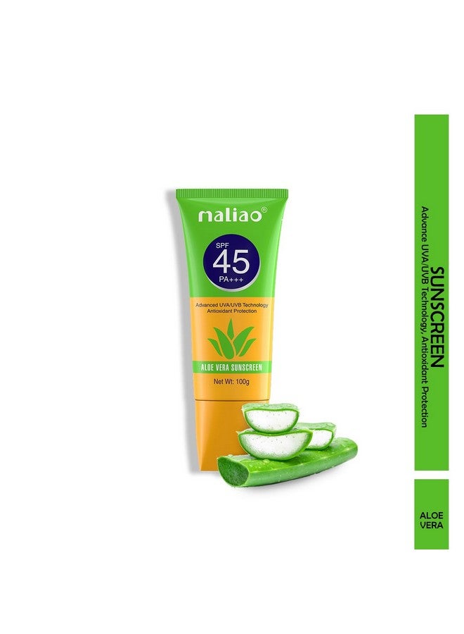maliao Aloe Vera Sunscreen Spf 45 Pa+++ - Your Ultimate Sun Protection - Image 2