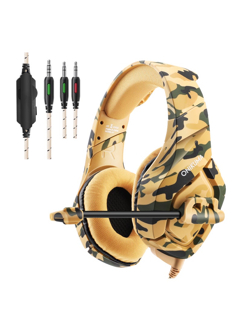 onikuma Over-Ear Gaming Wired Headset With Mic For PS4/PS5/XOne/XSeries/NSwitch/PC - Image 2