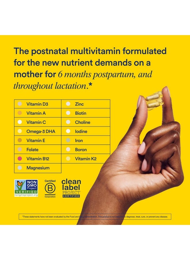 Ritual Essential for Women Postnatal Multivitamin - Postpartum Vitamin - Omega-3 DHA & Choline for Lactation Support, Vitamin A, C, D3 & Zinc for Immune Function Support*, B12, Iodine, Biotin, 30 Day - pzsku/ZCCC5300F14F2E0E6C89BZ/45/_/1740202451/794bc4f2-fd83-4f84-b773-9ff338d55741