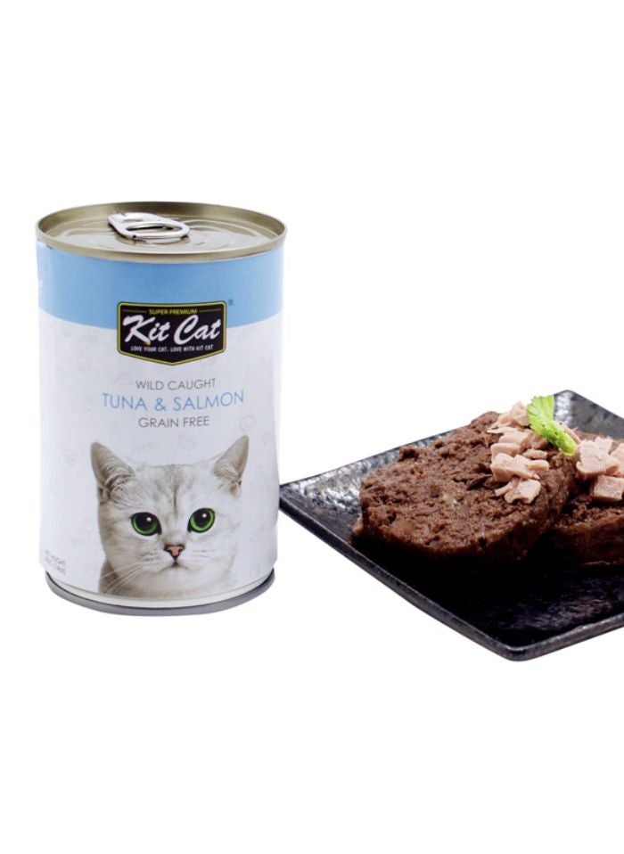 Kit Cat Wild Caught Tuna & Salmon 3 x 400g - Image 2