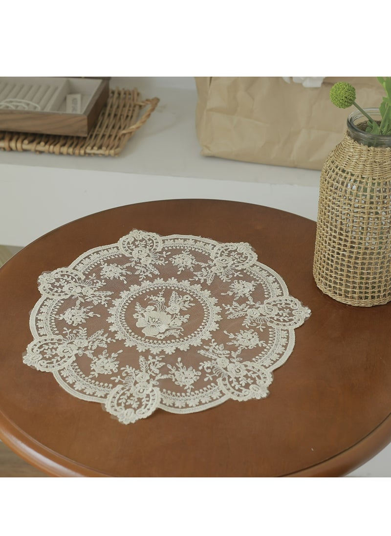 Generic - 1-Pack Cup Mat, French Style Macrame Cup Mat - Image 1