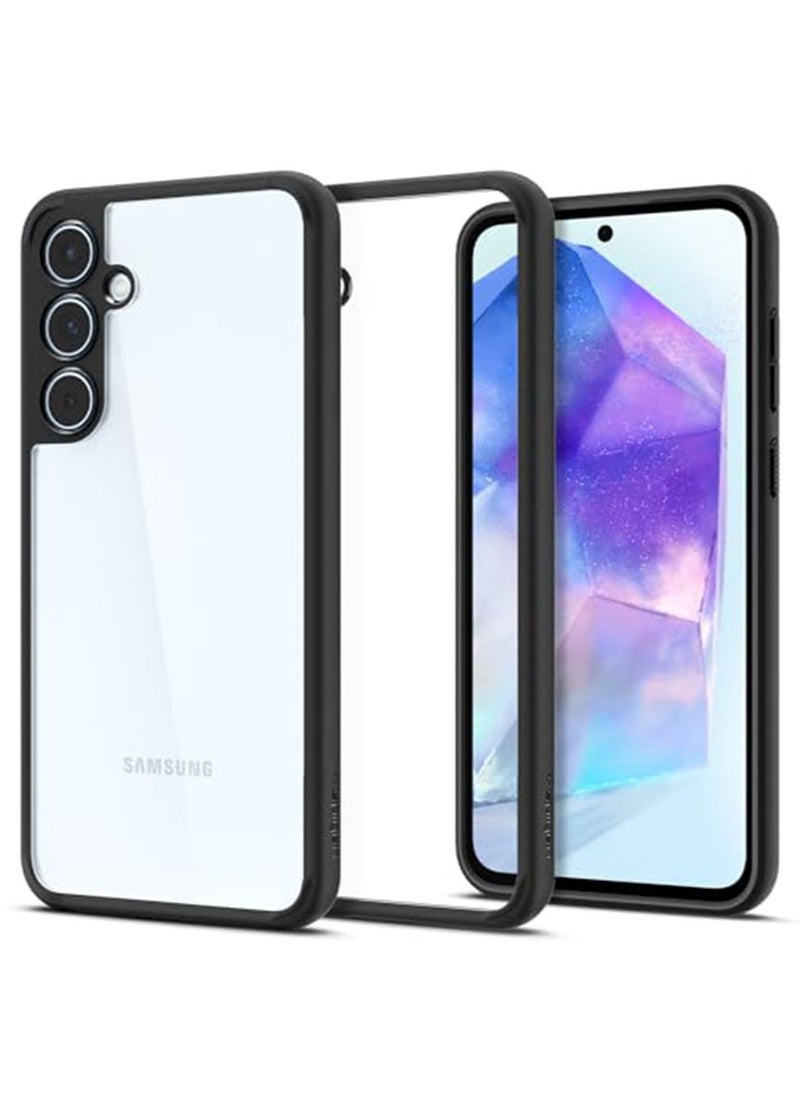 Spigen Ultra Hybrid for Samsung Galaxy A55 Case Cover - Matte Black  - Image 1