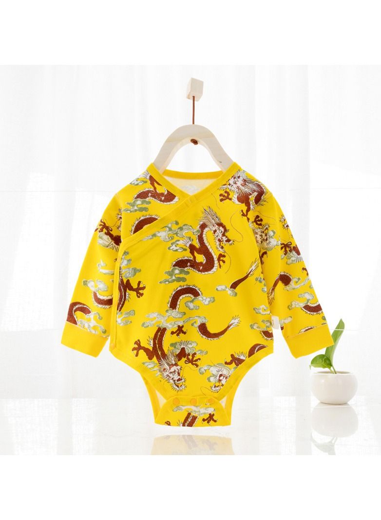 Loquat Baby Cotton Long-sleeved Comfort Jumpsuit 