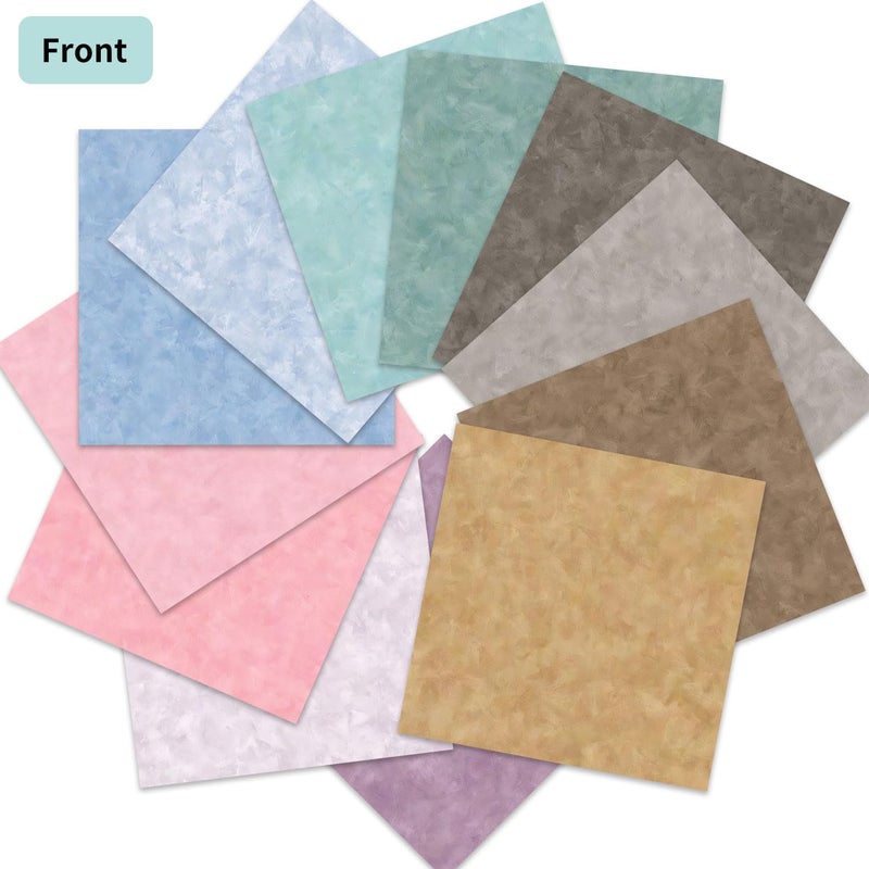 iKammo 12Ã—12 Boho Scrapbook Paper Vintage Flower Pattern Paper Pad,24 Sheets Double-Sided Bobo Floral Scrapbooking CardStock Papers Pad for Holiday Cardmaking DIY Origami Papers. - Image 3