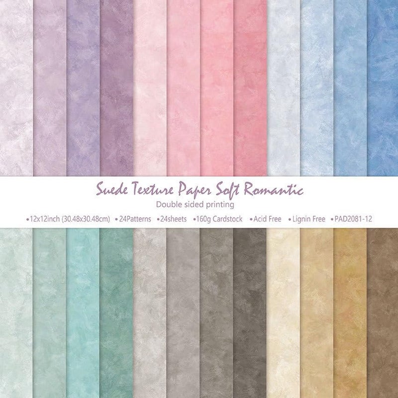 iKammo 12Ã—12 Boho Scrapbook Paper Vintage Flower Pattern Paper Pad,24 Sheets Double-Sided Bobo Floral Scrapbooking CardStock Papers Pad for Holiday Cardmaking DIY Origami Papers. - Image 1