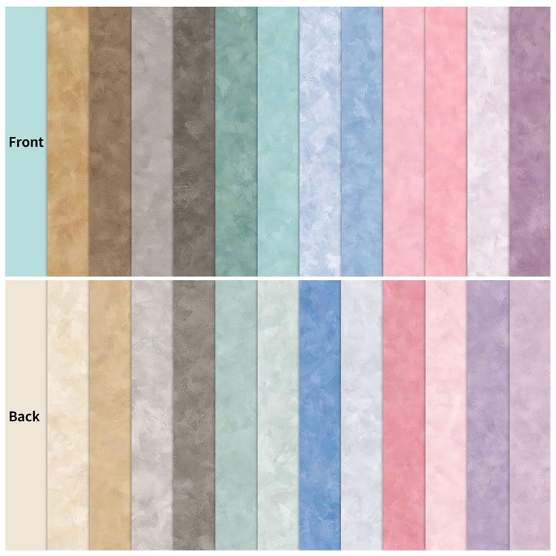iKammo 12Ã—12 Boho Scrapbook Paper Vintage Flower Pattern Paper Pad,24 Sheets Double-Sided Bobo Floral Scrapbooking CardStock Papers Pad for Holiday Cardmaking DIY Origami Papers. - Image 5