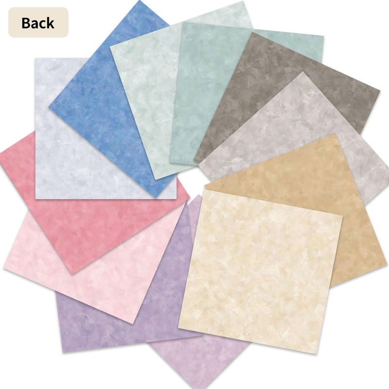 iKammo 12Ã—12 Boho Scrapbook Paper Vintage Flower Pattern Paper Pad,24 Sheets Double-Sided Bobo Floral Scrapbooking CardStock Papers Pad for Holiday Cardmaking DIY Origami Papers. - Image 4