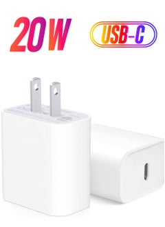 Generic iPhone Fast Charger Block [1 Pack] 20W USB C Wall Charger PD Adapter Compatible with iPhone 14//14 Pro/14 Pro Max/14 Plus/13/12/11/Xs Max/XR/X/SE, iPad Pro/Mini, Galaxy, Google Pixel 5/4/3 and More  - Image 1