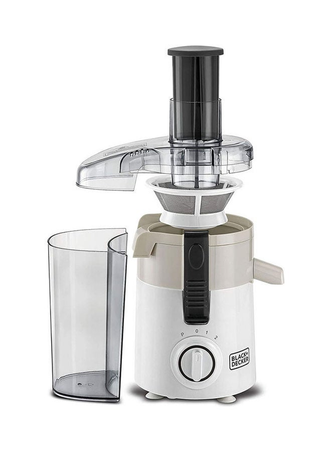 BLACK+DECKER Juice Extractor With Large Fruit Slot 250 W JE250 White - Image 2