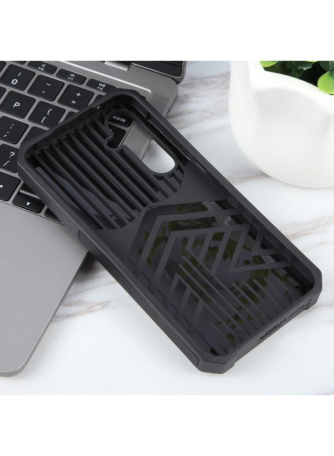 S-TOP Case For Samsung Galaxy A55 Camera Shield Card Slot PC+TPU Phone Case - Image 3