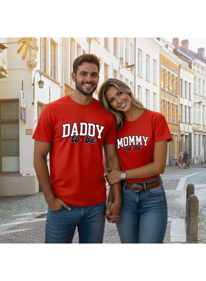 برينت شوب فور مي طقم تيشيرتات متطابقة للأمهات والأب | تيشيرت قطني للزوجين للآباء والأمهات الجدد | هدية مثالية للأم والأب الجدد - Image 3