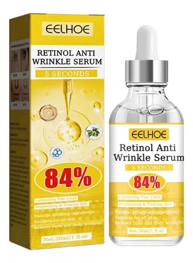 EELHOE Pure facial serum with hyaluronic acid, anti-wrinkle and retinol