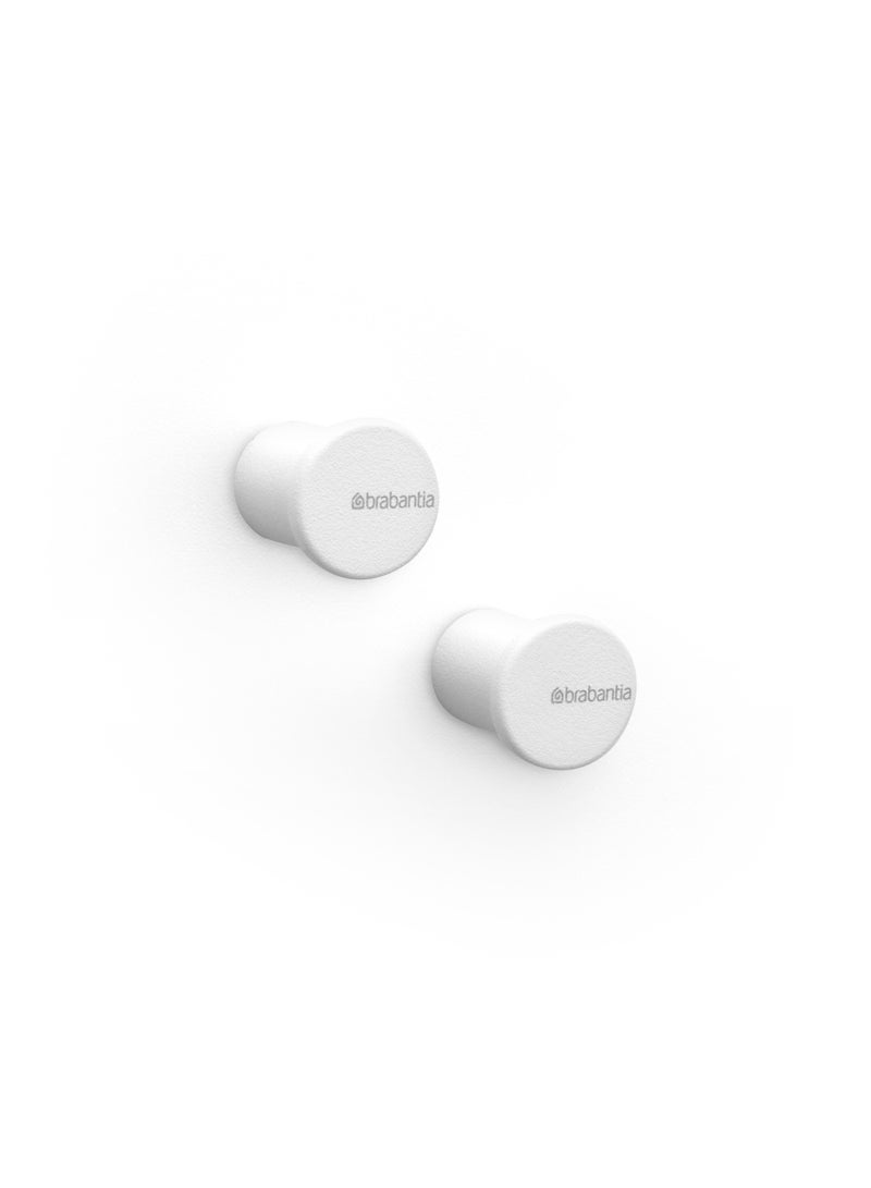 brabantia Set of 2 Bathroom Towel Hooks 