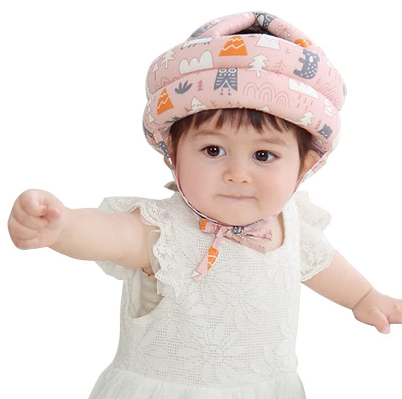 iCookii Toddler Walking Helmet Head Protector for Baby Walking No Bumps Safety Head Protective Hat Head Cushion Cap Breathable Child Safety Helmet for Running Walking Crawling - Image 1