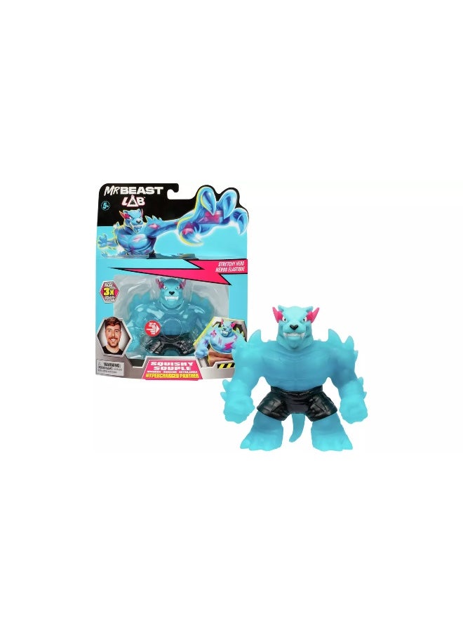 MrBeast Lab - MrBeast Lab Stretchy Squishy Hypercharged W1 Panther Figure (11.4 cm) - Image 1