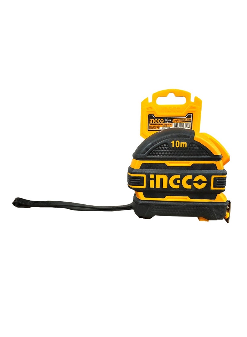 INGCO INGCO Steel Measuring Tape HSMT081025 – 10 Meter x 25 mm Lockable Industrial Steel Tape Measure (Metric & Inch)  - Image 2