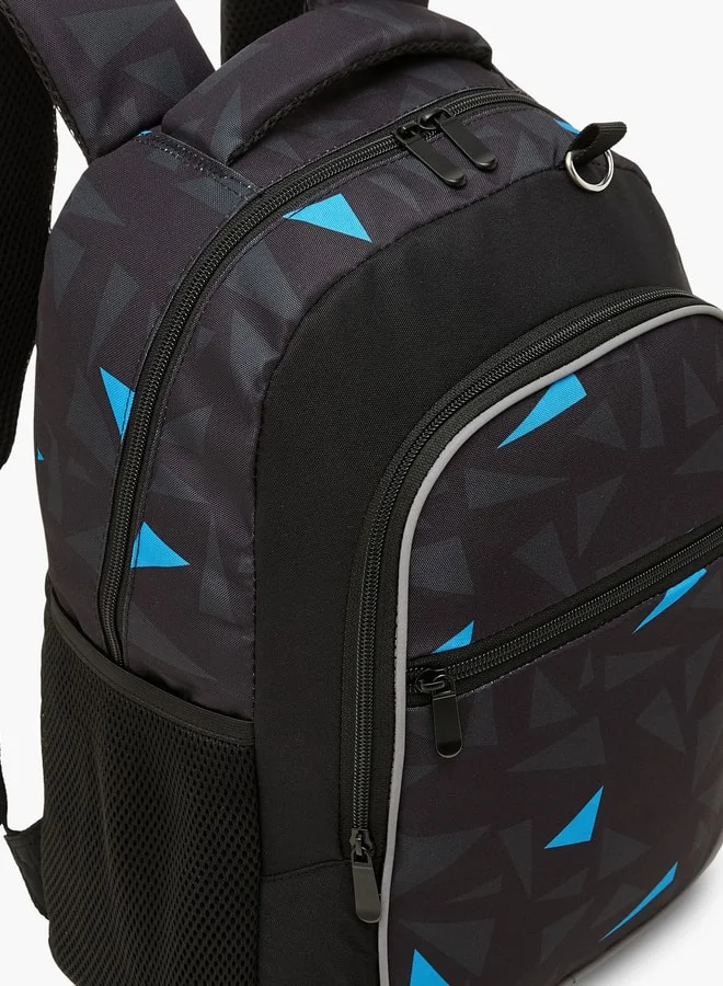 ال بي ال من شو اكسبرس Printed 3-Piece Backpack Set - 41x15x29 cm