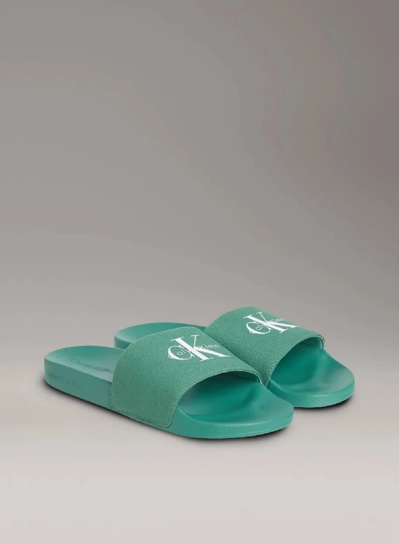 Calvin Klein Jeans Canvas Logo Sliders