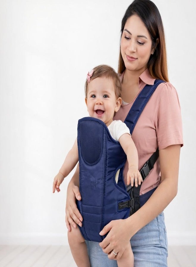SHEMOK Baby Carrier Carry Bag Back & Front Facing with Waist Belt 0 to 24 Month (New-Navy) - Image 1