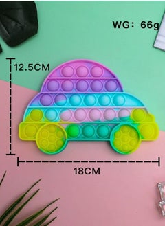 EMZJ Car Shaped Push Pop Bubble Fidget Toy  - Image 4