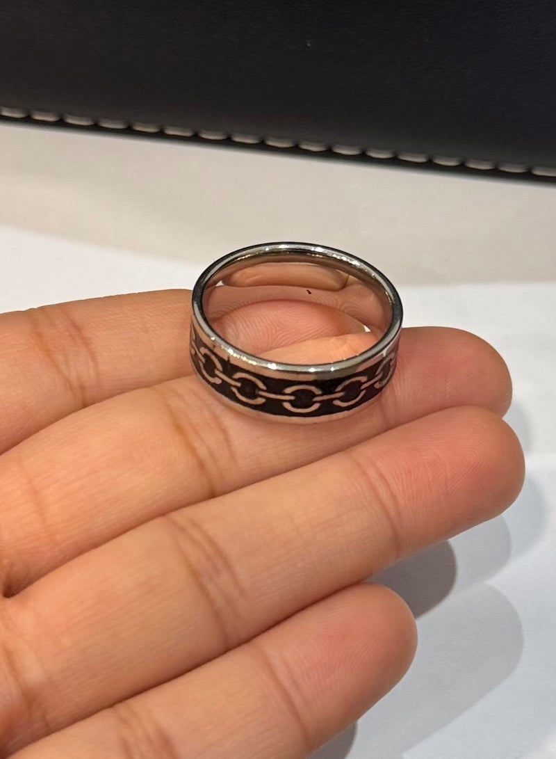 جوليري إيفريداي خاتم رجالي مصنوع من التيتانيوم ستيل المقاوم للصدأ مقاس 9 - Image 3