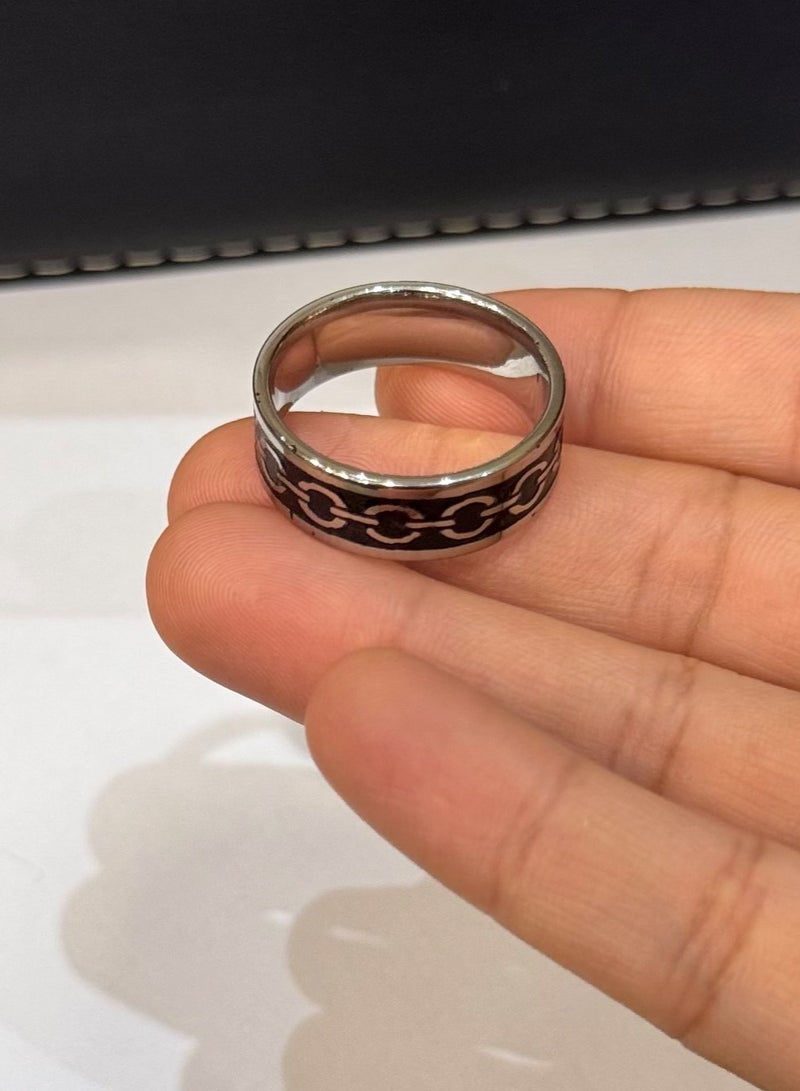 جوليري إيفريداي خاتم رجالي مصنوع من التيتانيوم ستيل المقاوم للصدأ مقاس 9 - Image 2