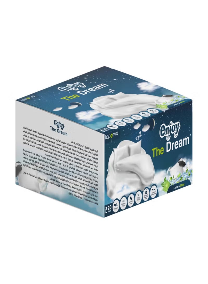 Laperva Enjoy the Dream, Sleep Aid, Sleep Supplement, Lime Mint, 20 Vials, Pack of 2 - Image 2