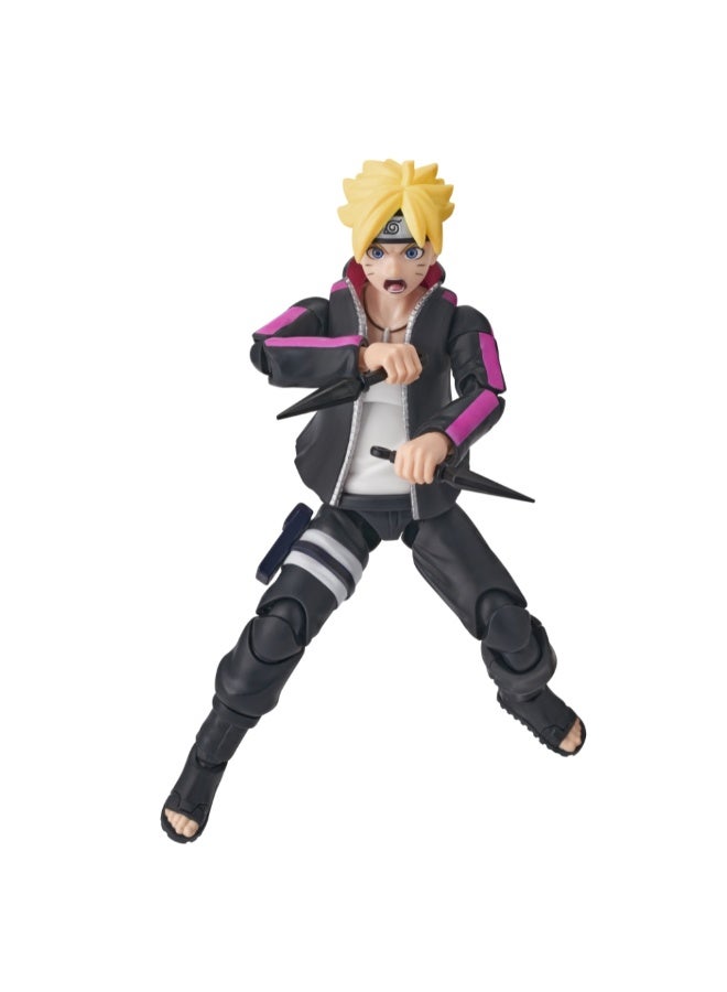 Blokees Naruto Uzumaki Model Kit | Buildable Anime Action Figure with Rasengan & Kunai | Articulated Ninja Toy for Kids Ages 14+ and Collectors - Image 4