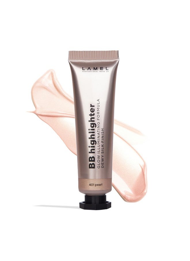 LAMEL Dewy Cream Bb Highlighterlightweight Buildable And Luxuriously Glossy With Radiant Naturallooking Nongreasy Moisturizing And Longlasting Formula For Flawless Skinbrightening401  - Image 1