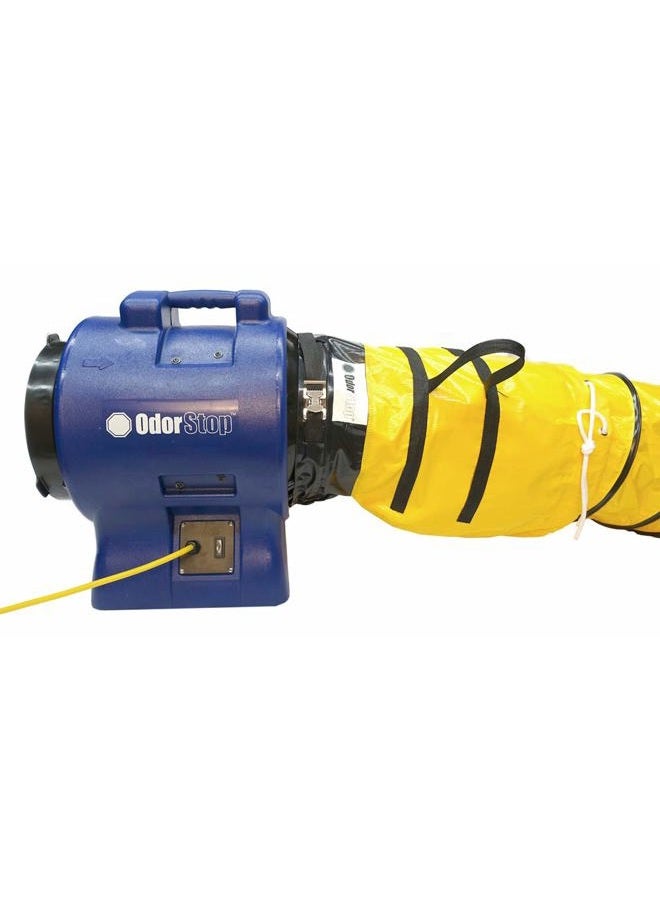 OdorStop Flexible Duct in Various Sizes and Lengths with Connecting Belt, 16-in by 25-ft - Image 5