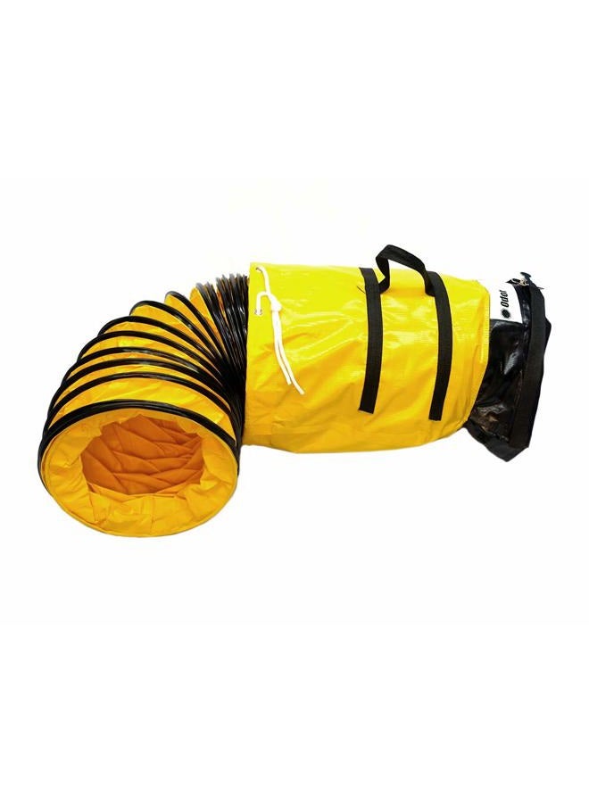 OdorStop Flexible Duct in Various Sizes and Lengths with Connecting Belt, 16-in by 25-ft - Image 1
