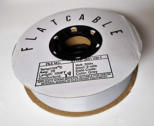 Pc Accessories - 100 Feet Roll 34 Pins IDC Type Flat Ribbon Cable, 34P Wire, 34 Conductors for 2.54mm 0.1" IDC Connectors, - Image 5