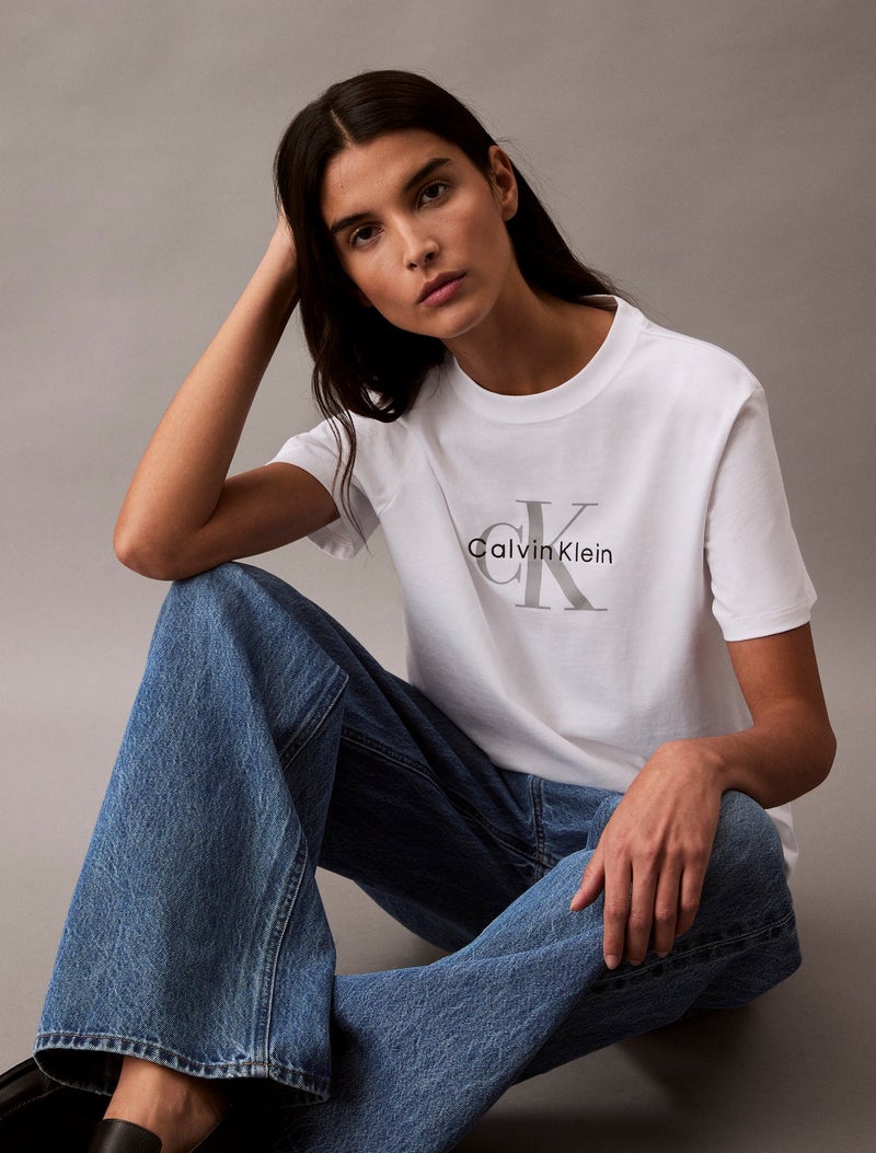 CALVIN KLEIN Monogram Logo T-shirt - Image 3