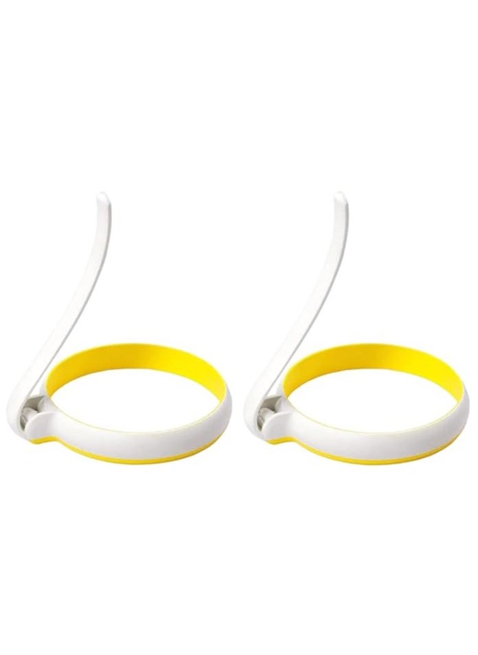 Spaceshoop - Silicone Fried Egg Rings Set, Round Mold for Pancakes, Breakfast Sandwich, Egg Ring for Frying - Image 1