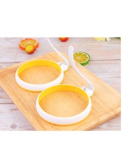 Spaceshoop Silicone Fried Egg Rings Set, Round Mold for Pancakes, Breakfast Sandwich, Egg Ring for Frying  - Image 4