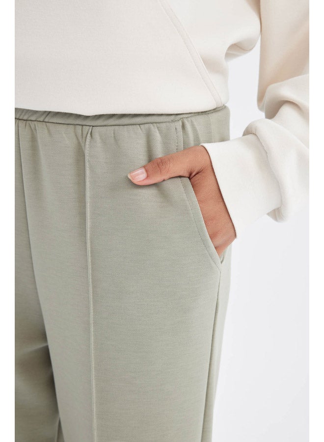 Woman Knitted Standart Fit Trousers