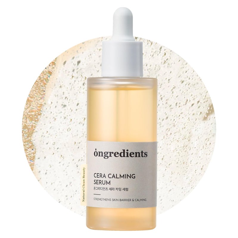ONGREDIENTS ONGREDIENTS Cera Calming Serum  Hydrating Facial Serum for Dry Sensitive Skin  Centella Panthenol Ceramide Soothing Calming Daily Skin Barrier Care  Vegan Korean Skin Care 50ml  169 fl Oz