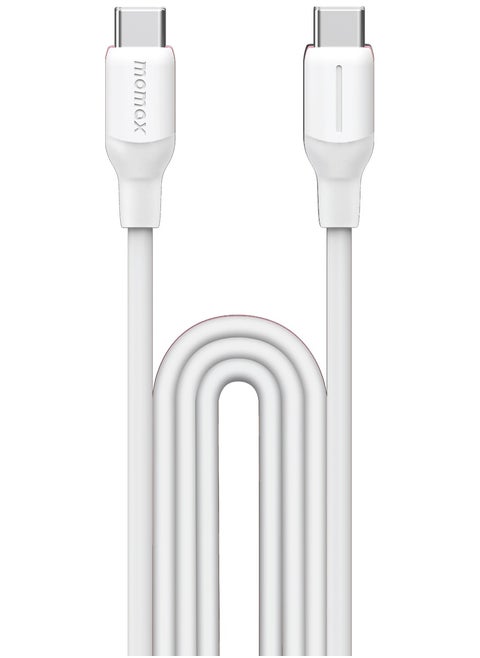 1-Link Flow [60W] USB-C to USB-C Cable 1.2 meter [MFI Certified] Fast Charge PD 3.0 - White