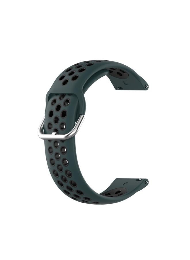 erorex Replacement Band For Fitbit Versa 2 / Versa / Versa Lite / Blaze 23mm Sports Two Colors Silicone Replacement Strap Watchband - Image 3