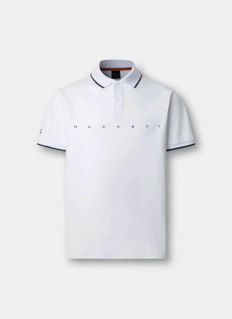 Hackett Classic Fit Short Sleeve Branded Polo