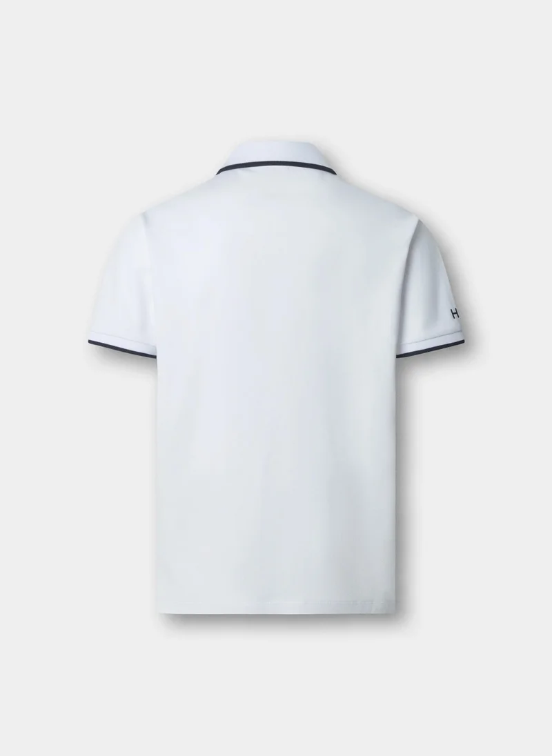 Hackett Classic Fit Short Sleeve Branded Polo