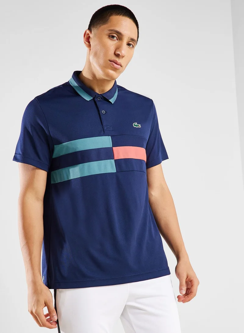 LACOSTE Regular Fit Ultra-Dry Tennis Polo Shirt