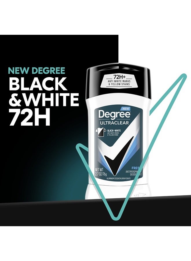 Degree Men UltraClear Antiperspirant Deodorant Fresh 72-Hour Sweat & Odor Protection Antiperspirant For Men With MotionSense Technology 2.7 oz - Image 2