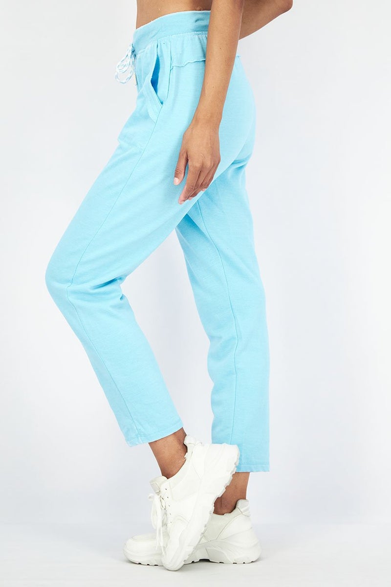 Activology Women Sportswear Fit Side Pockets Plain Trouser Pants, Blue - Image 2