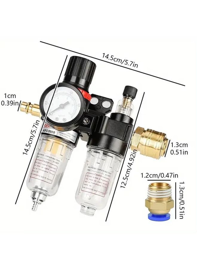 DRADO 13PCS Single Ended Air Compressor Pneumatic Trio with Quick Connect Fittings - Image 4